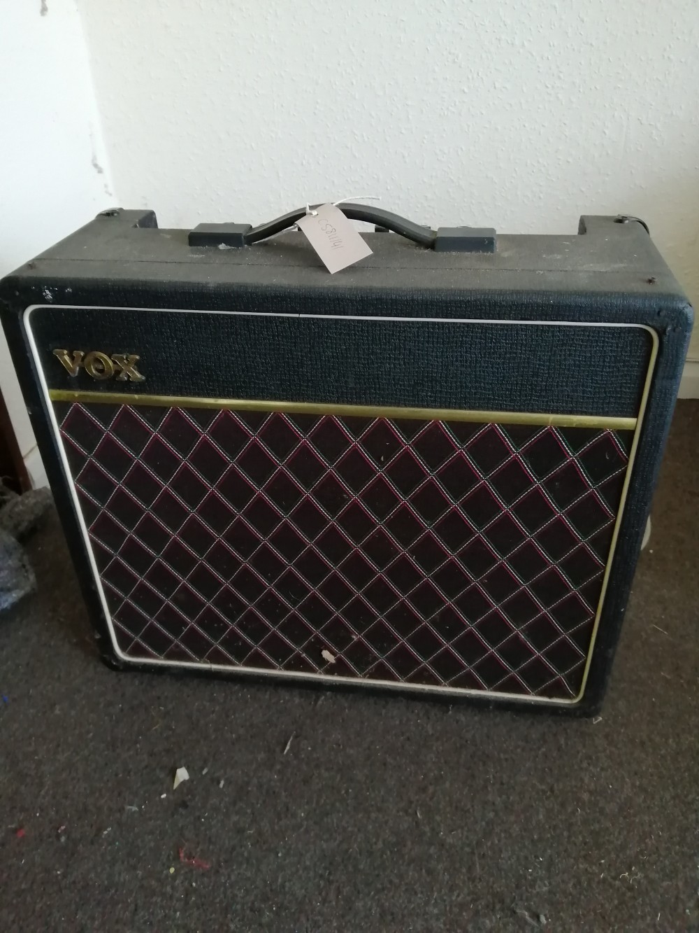 A Vox guitar amp